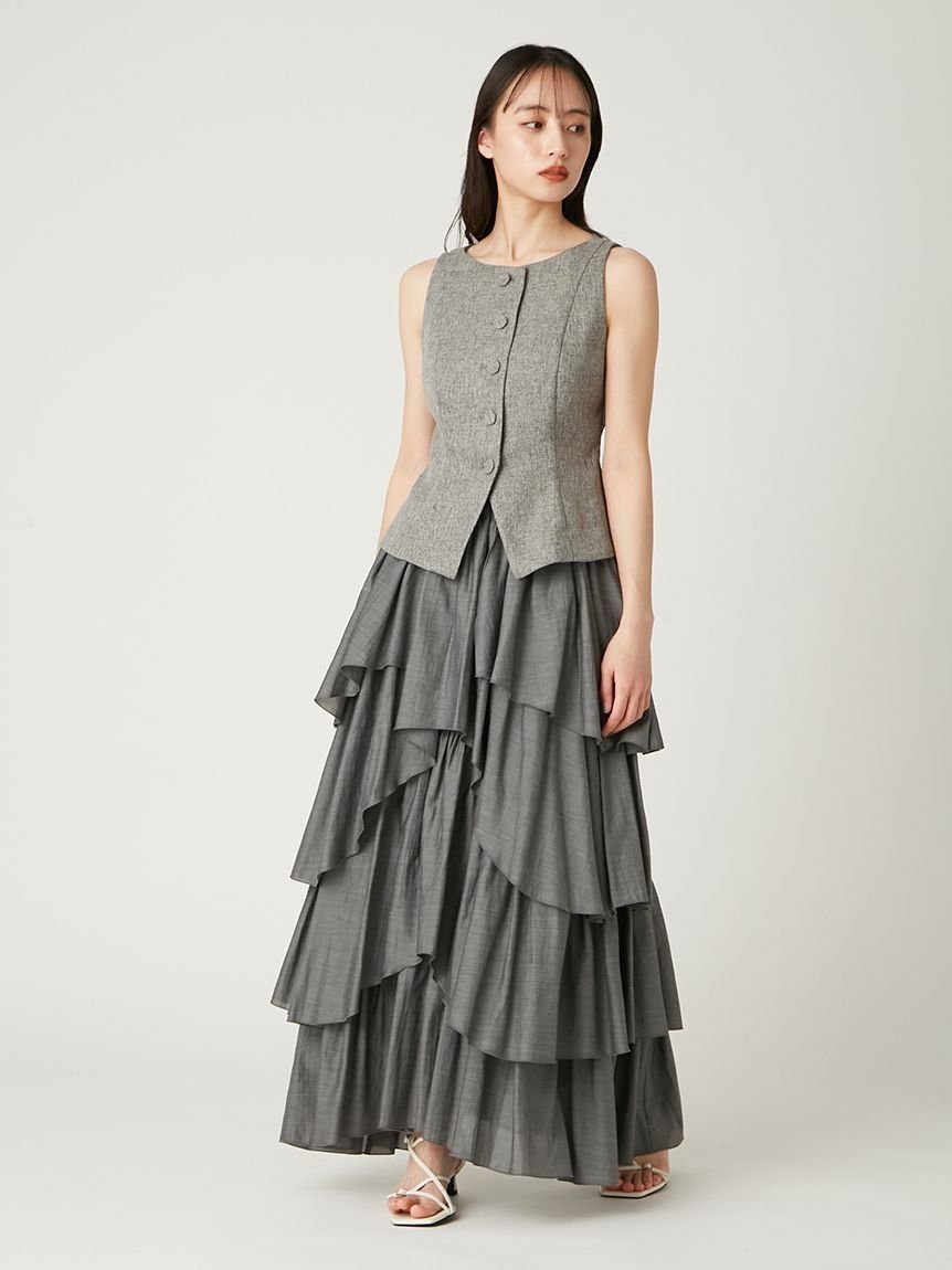 FRAY I.D｜シアーティアードスカート | Rakuten Fashion(楽天