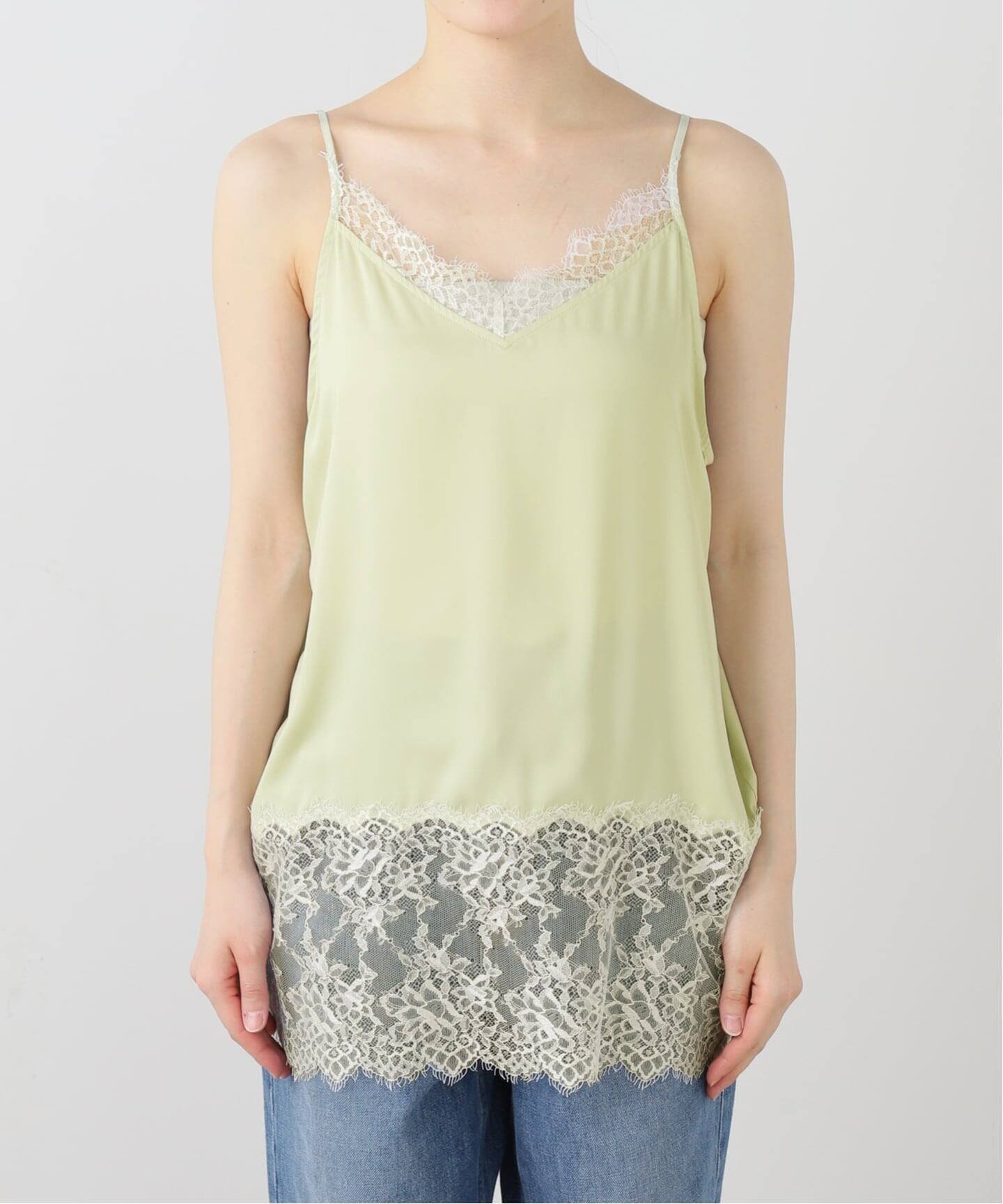 IENA｜リバーレースサテンキャミソール | Rakuten Fashion(楽天