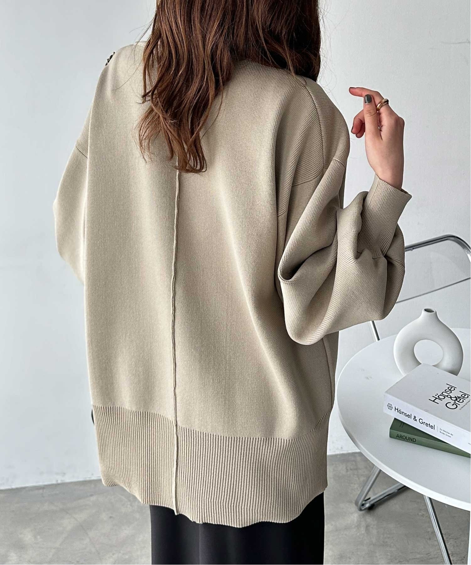 GeeRA｜2wayフロントジップニットプルオーバー | Rakuten Fashion(楽天