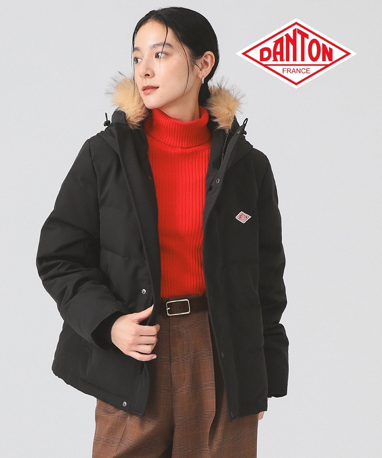 BEAMS WOMEN｜【ダントン/ファー付き/ダウン/防寒/ショート丈】DANTON