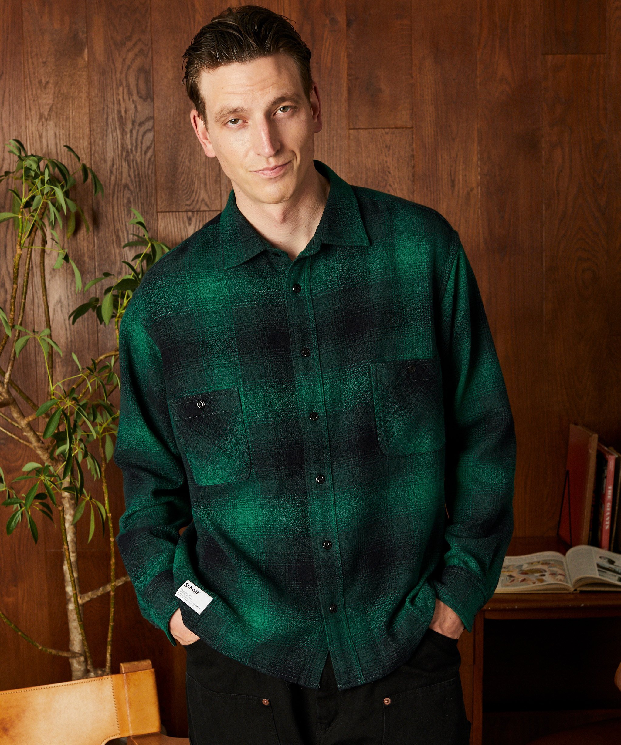 楽天市場】schott ショット（柄チェック）（トップス｜メンズ