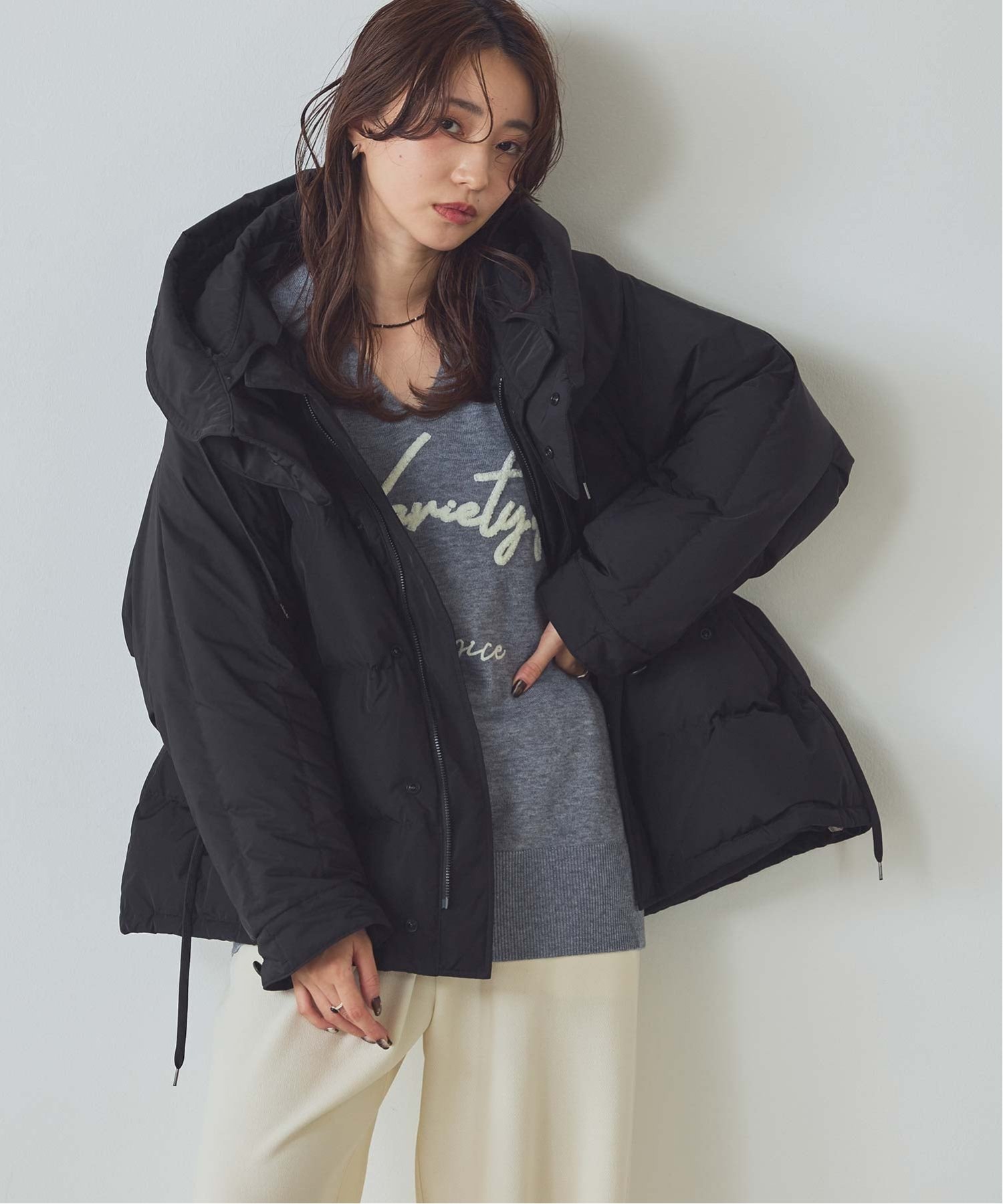 Gready Brilliant｜ドルマンフードダウン | Rakuten Fashion(楽天