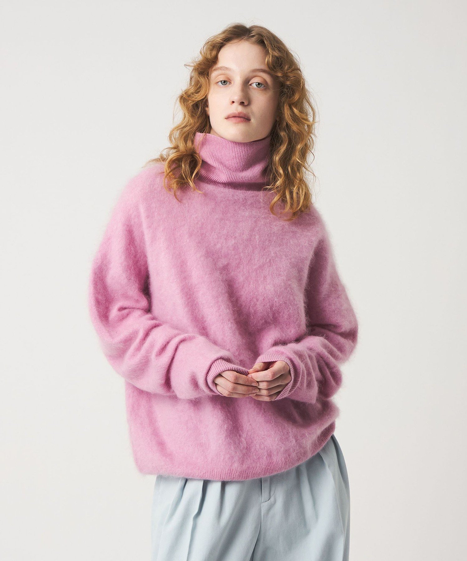 ぽぽのん　6(ROKU)カシミヤ タートルネック 6 ニット セーター 「6(ROKU)」カシミヤ タートルネック レディース