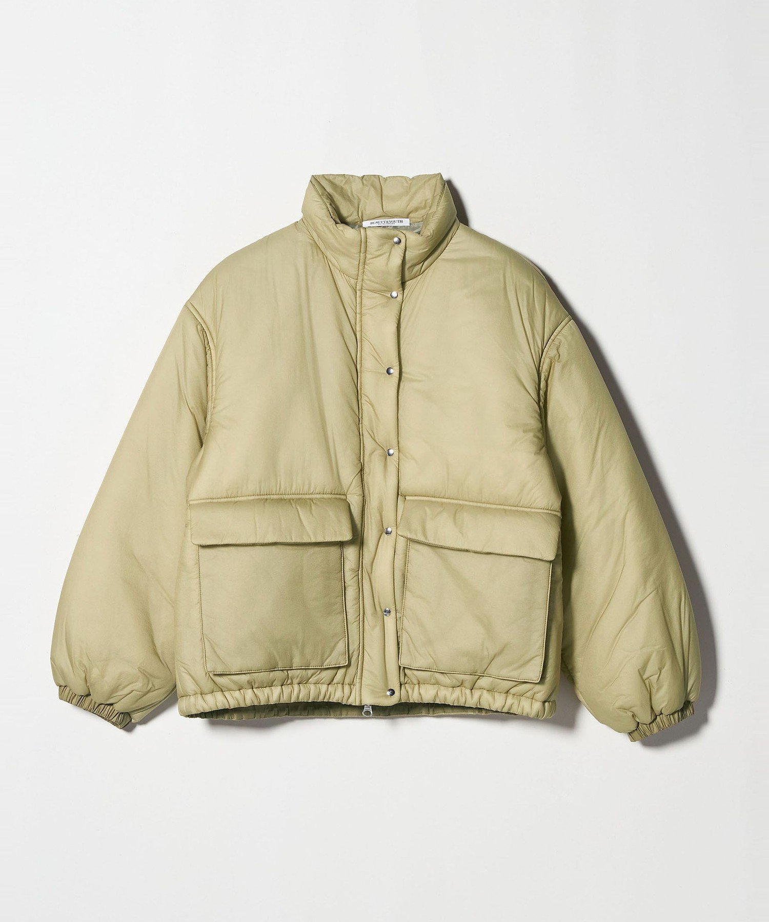 BEAUTY&YOUTH UNITED ARROWS｜ナイロンパデッド スタンドカラー