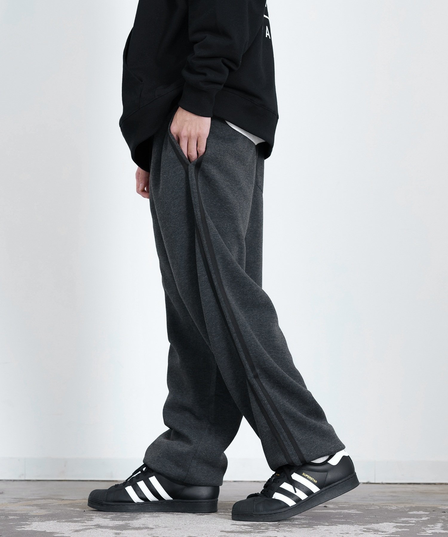 improves｜裏起毛 イージー ラインパンツ | Rakuten Fashion(楽天