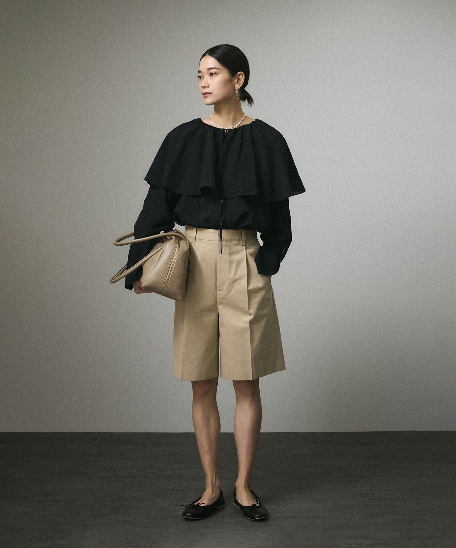 SALON adam et rope'｜スプリットレザーミドルボストンバッグ 2 / 軽量