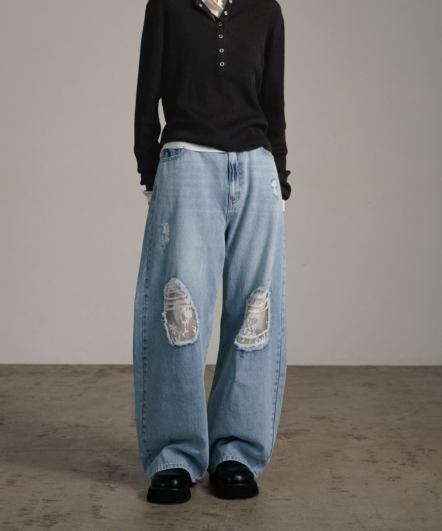 LOWRYS FARM｜レースデニム | Rakuten Fashion(楽天ファッション／旧