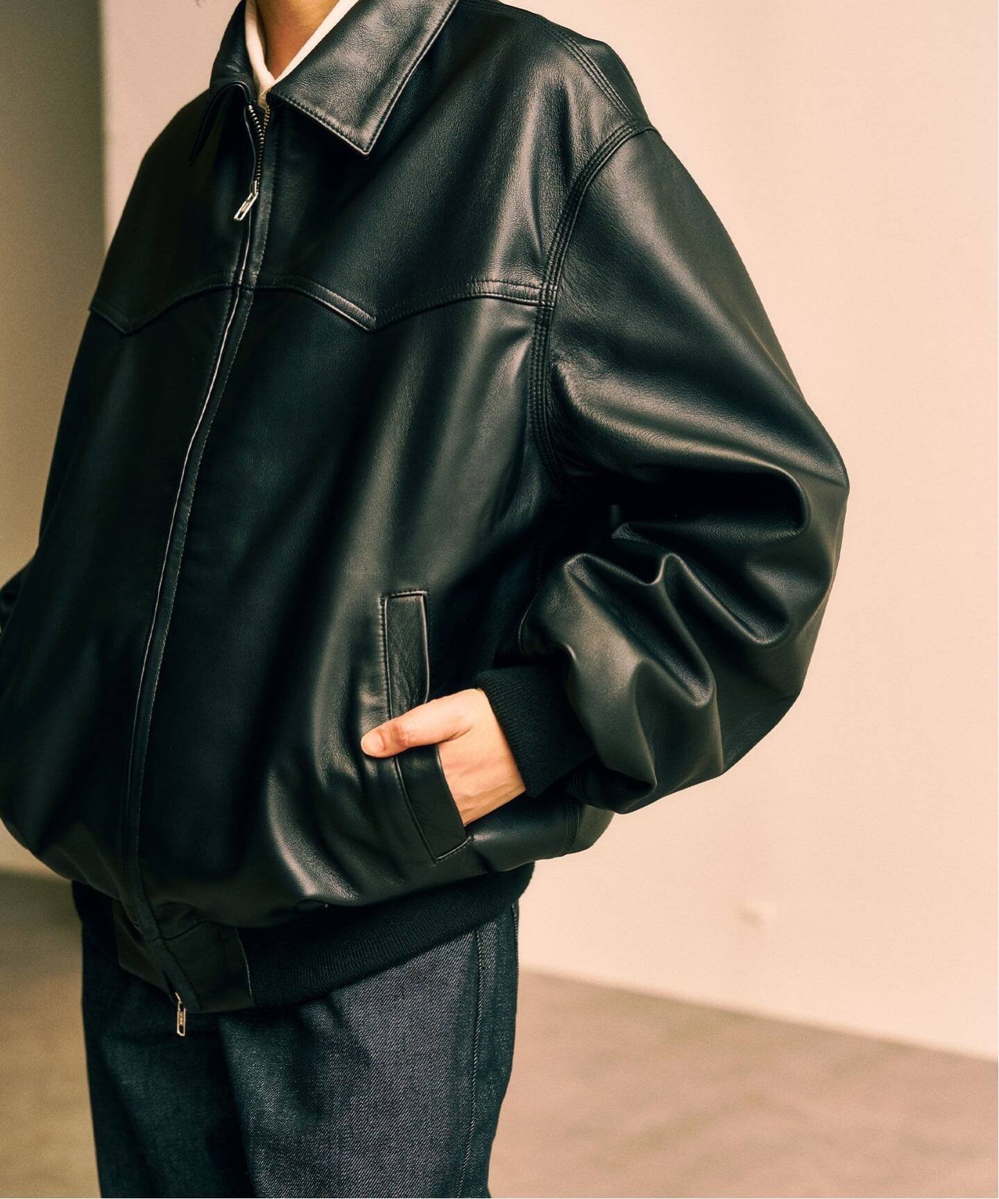 417 EDIFICE｜SHEEP LEATHER JACKET / シープレザージャケット