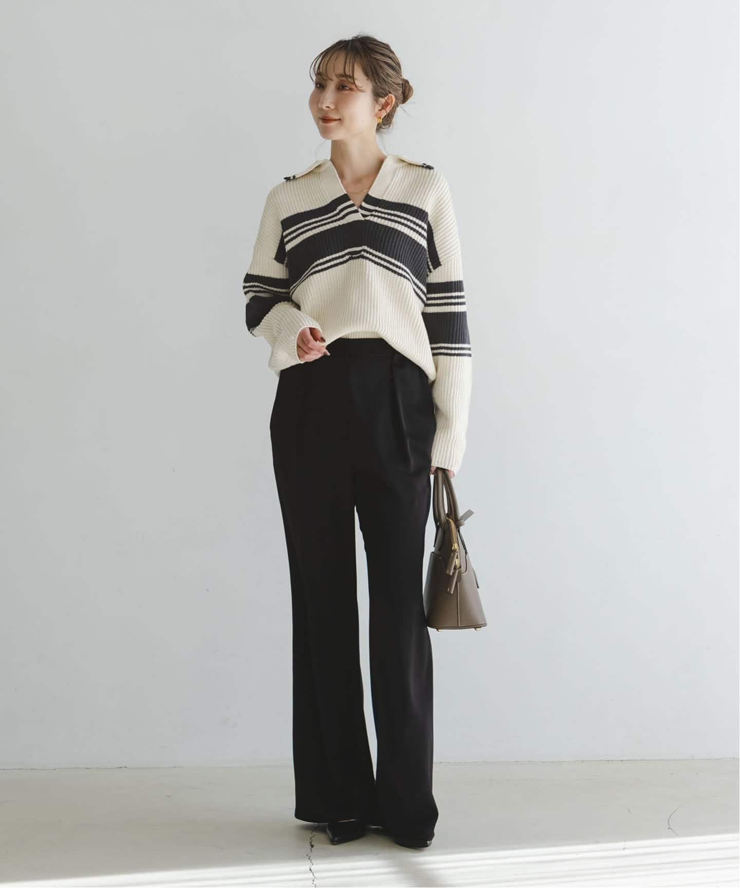 NOBLE｜《NOBLE別注》Venit/ヴェニット ランダムボーダーニット