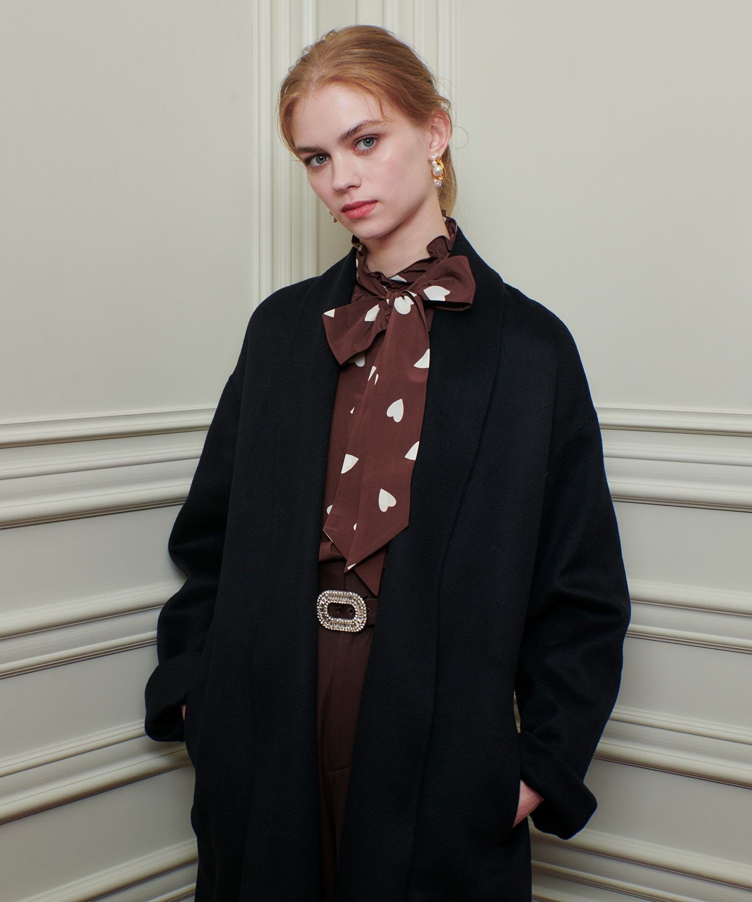 allureville｜WEB限定【LOULOU WILLOUGHBY】デシンハートプリント