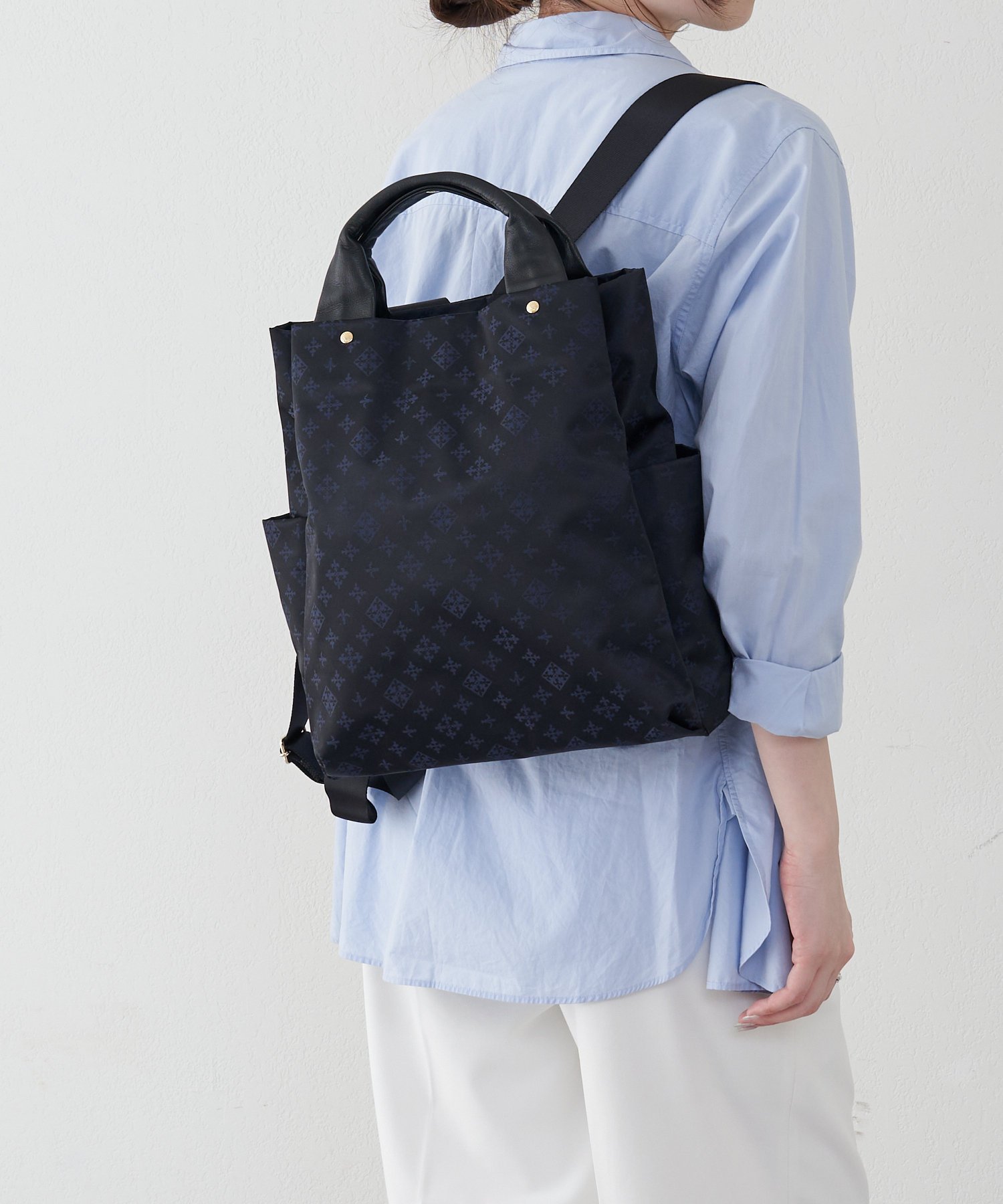 russet｜ナイロンジャガード2ハンドルリュックサック | Rakuten