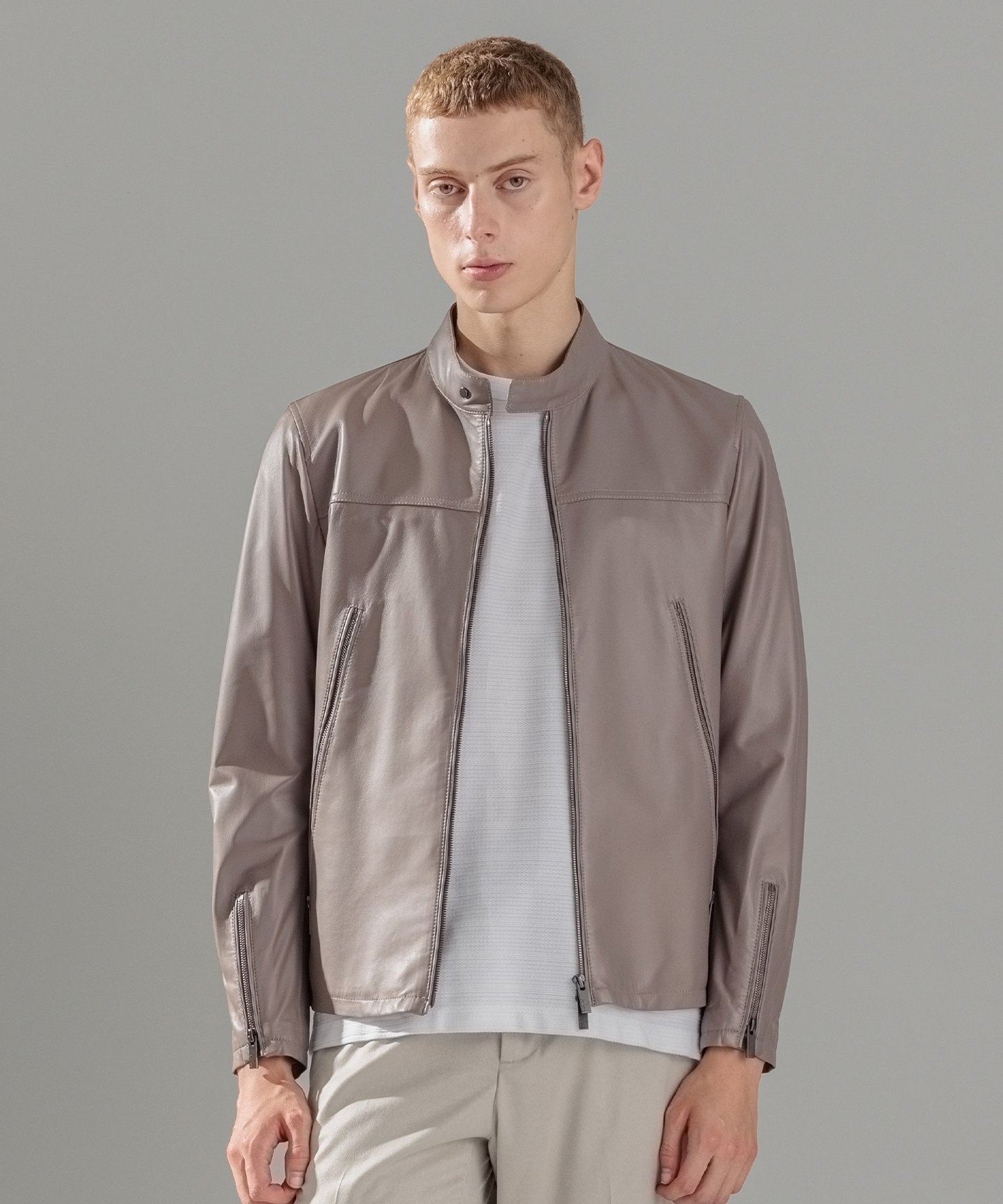 JOSEPH HOMME｜ライトラムナッパ レザー シングルライダース | Rakuten