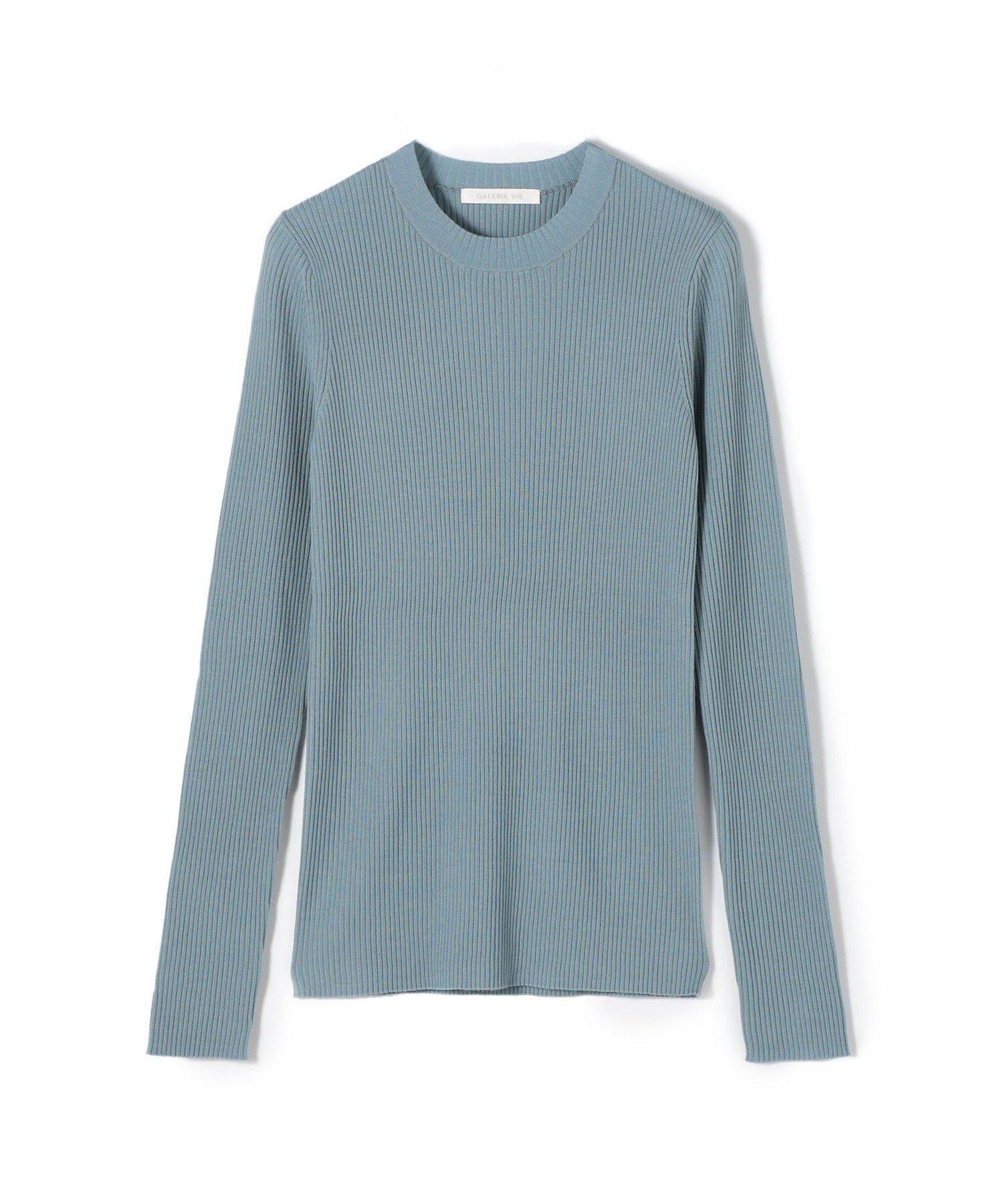 GALERIE VIE クルーネックM ホワイト系 タートル セージグリーン M