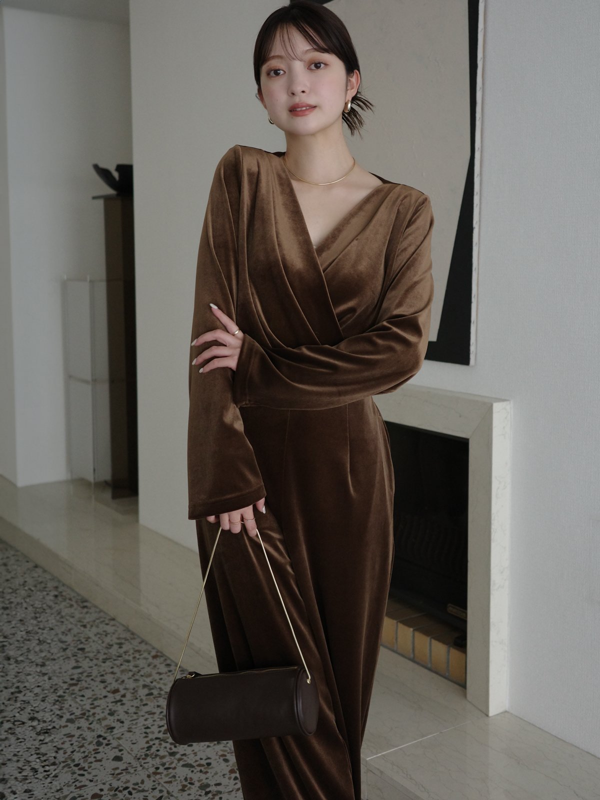 anuans｜ベロアカットオールインワン | Rakuten Fashion(楽天