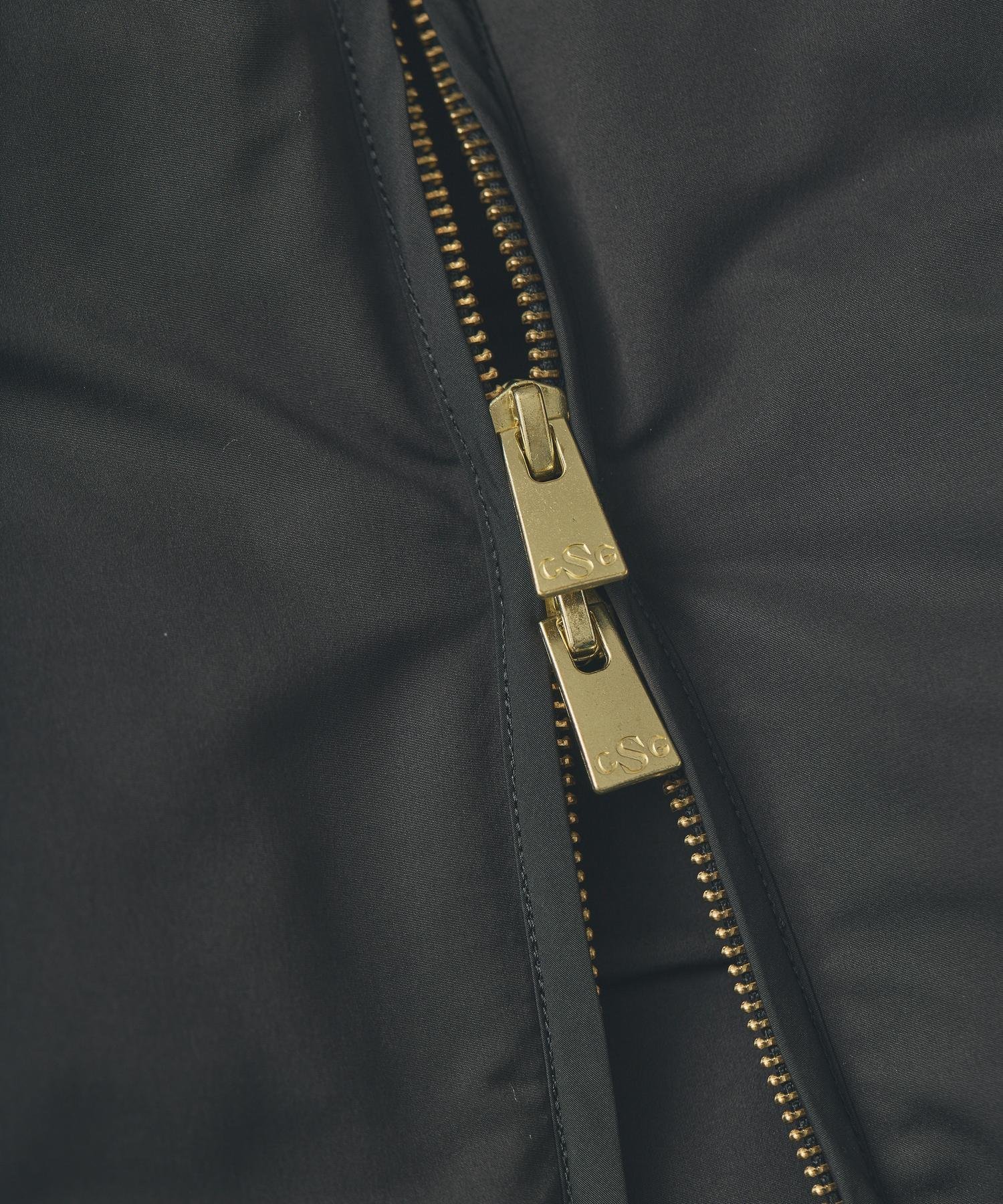 Curensology｜サイドジップノーカラーダウンジャケット | Rakuten