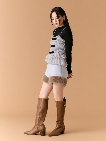 LILY BROWN｜リボンビスチェセットニットトップス | Rakuten Fashion