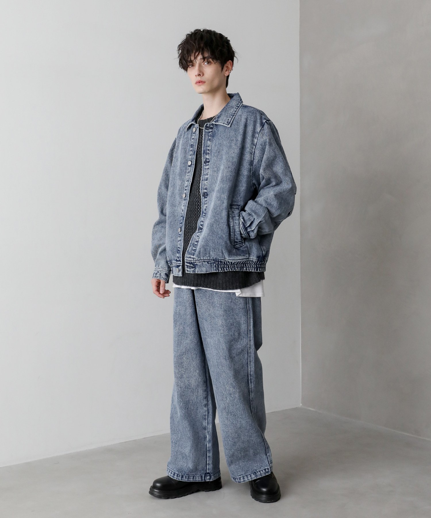 THE CASUAL｜【デニムットアップ 2点セット】12.3ozショート丈デニム