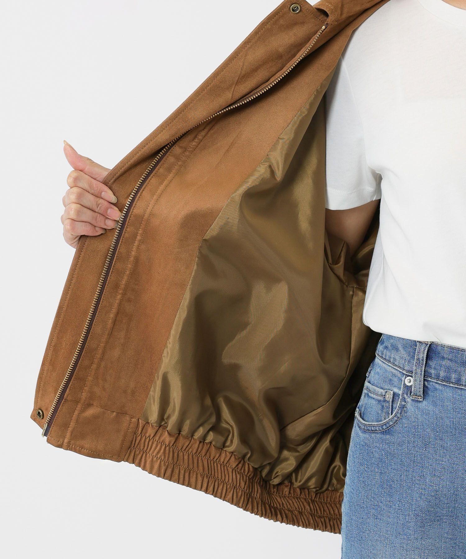 BARNYARDSTORM｜フェイクスエードブルゾン | Rakuten Fashion(楽天