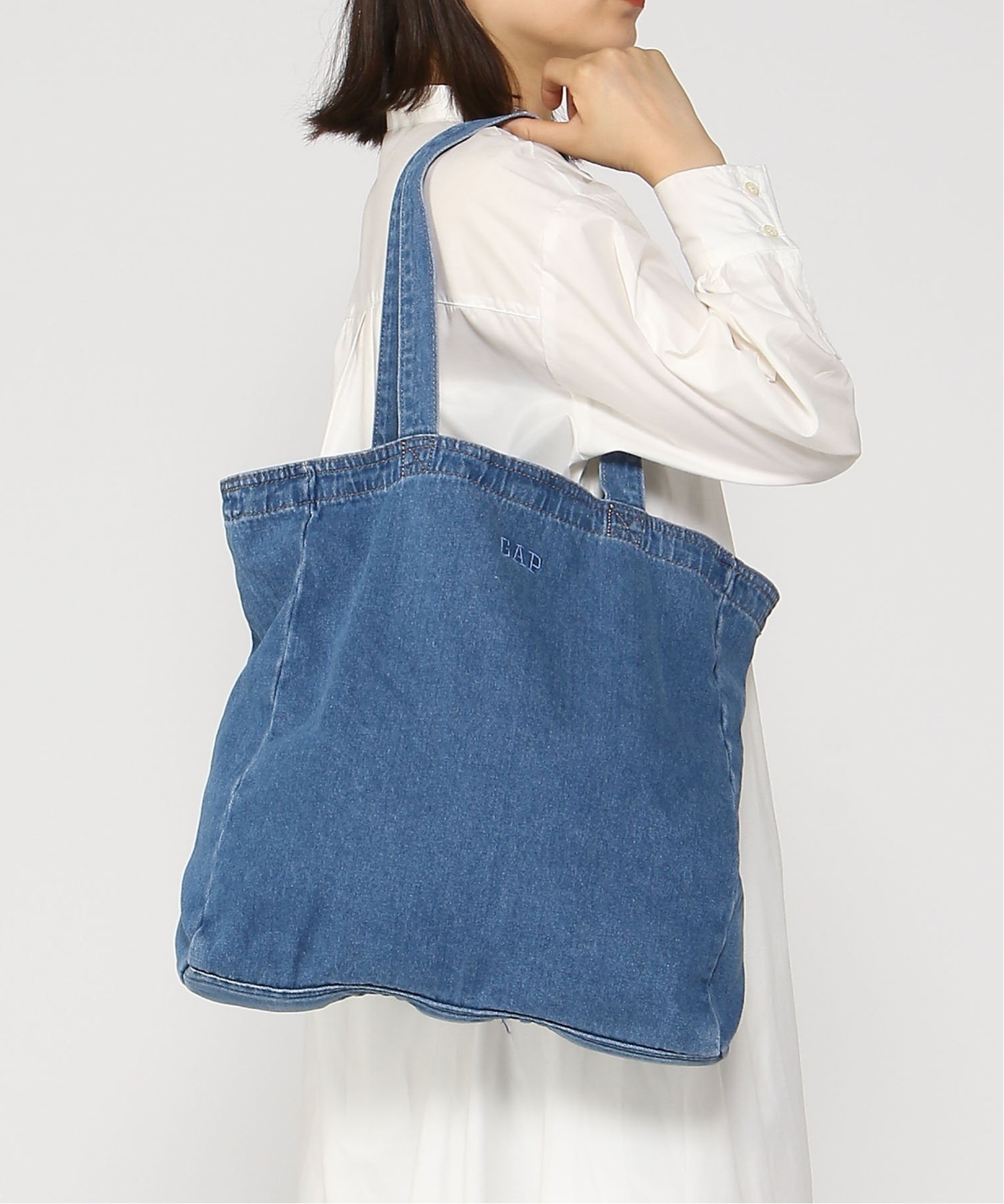 GAP｜(W)GAPアーチロゴ デニム トートバッグ | Rakuten Fashion(楽天