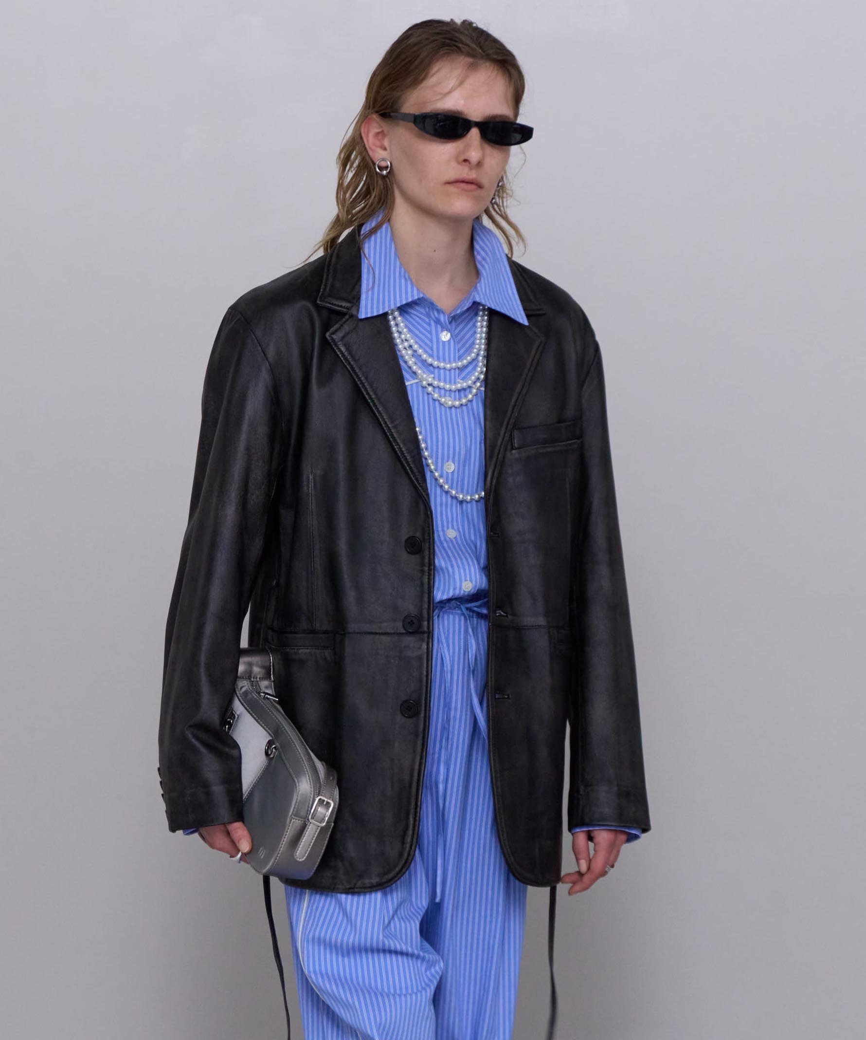 MAISON SPECIAL｜Leather Tailored Jacket | Rakuten Fashion(楽天