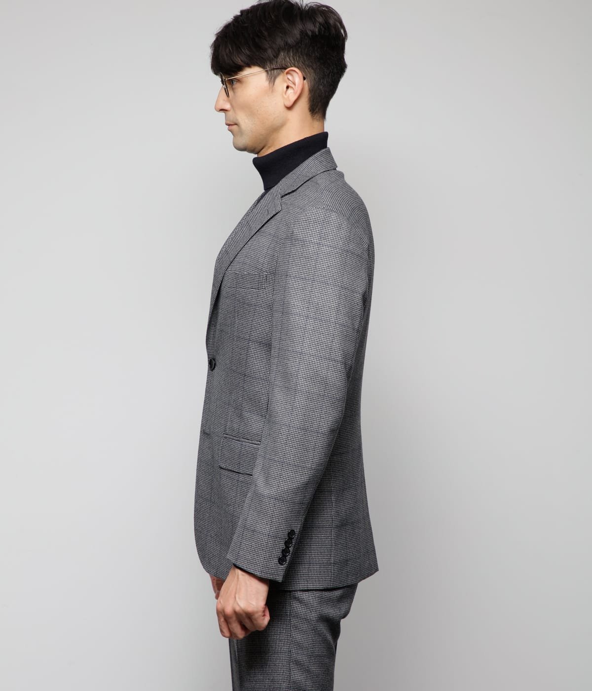 NEWYORKER｜【ストレッチ】Super100's ミルド 千鳥オーバーペイン