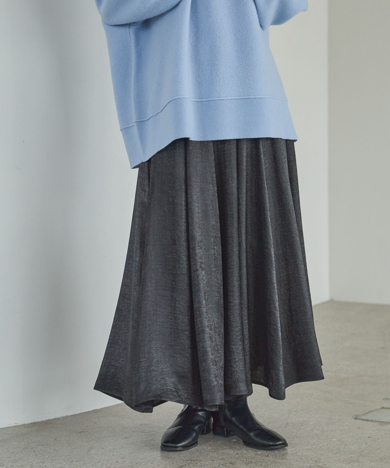 A part by｜ハクプリントキリカエフレアスカート | Rakuten Fashion