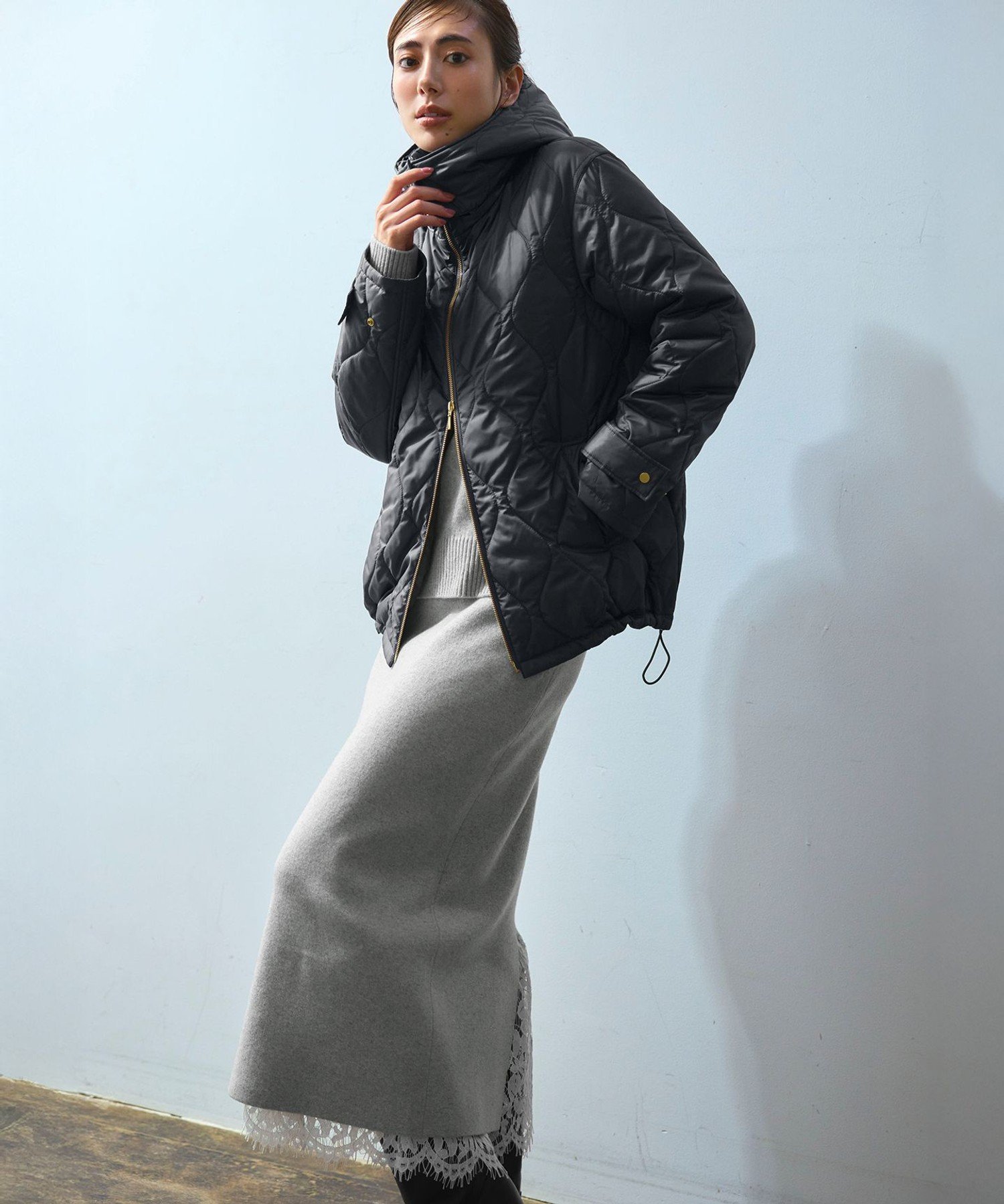 23区｜【LEE10月号掲載/洗える】レースコンビ ペチコート スカート