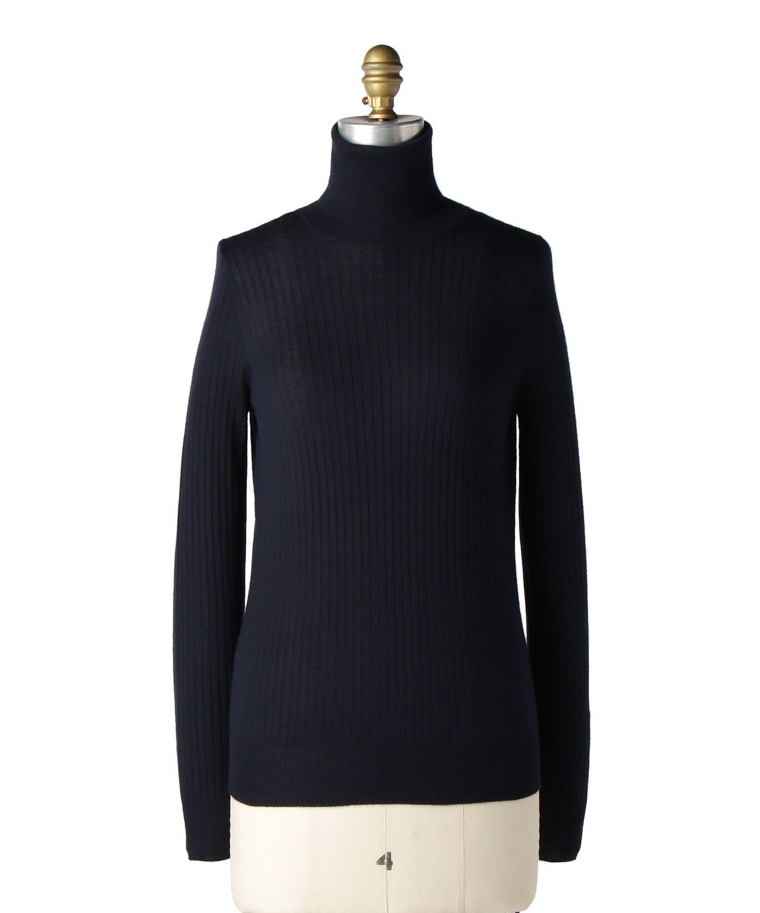 Drawer｜18G カシミヤシルクリブタートルニット | Rakuten Fashion