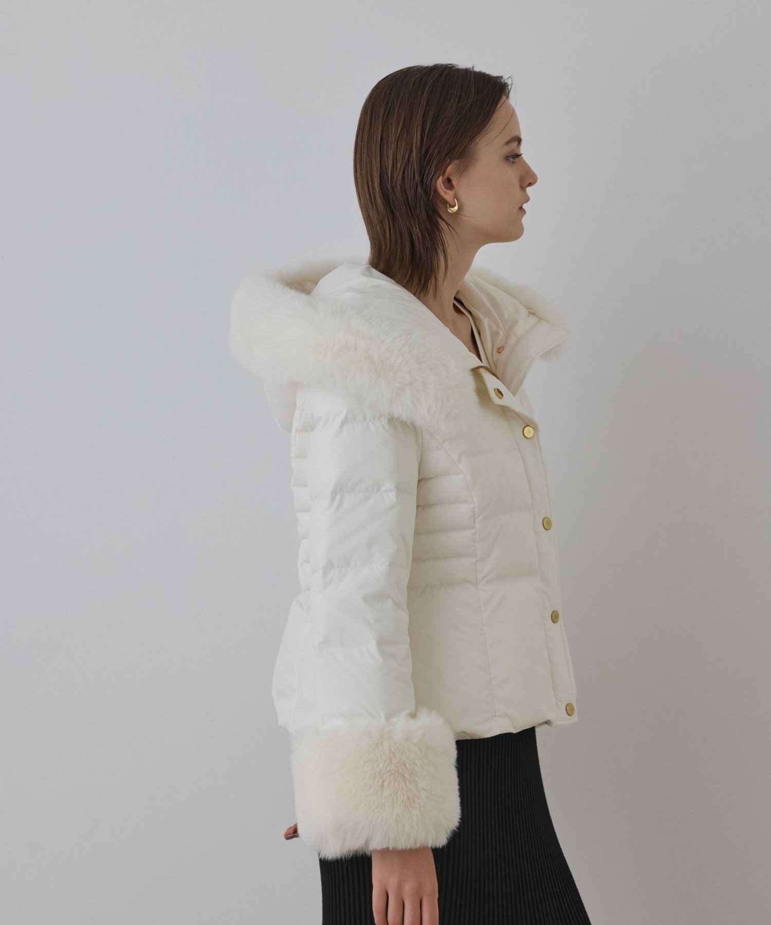 GRACE CONTINENTAL｜エコファーショートダウンジャケット | Rakuten