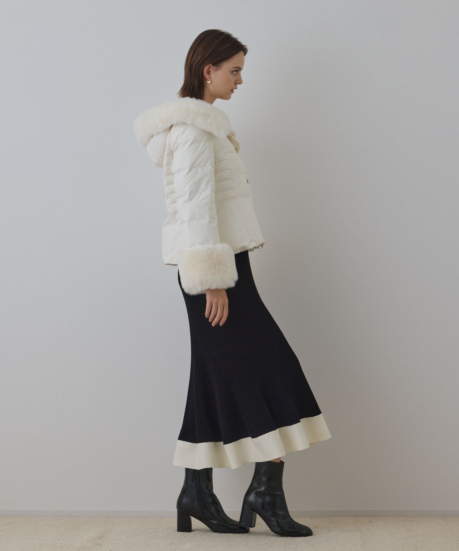 GRACE CONTINENTAL｜エコファーショートダウンジャケット | Rakuten