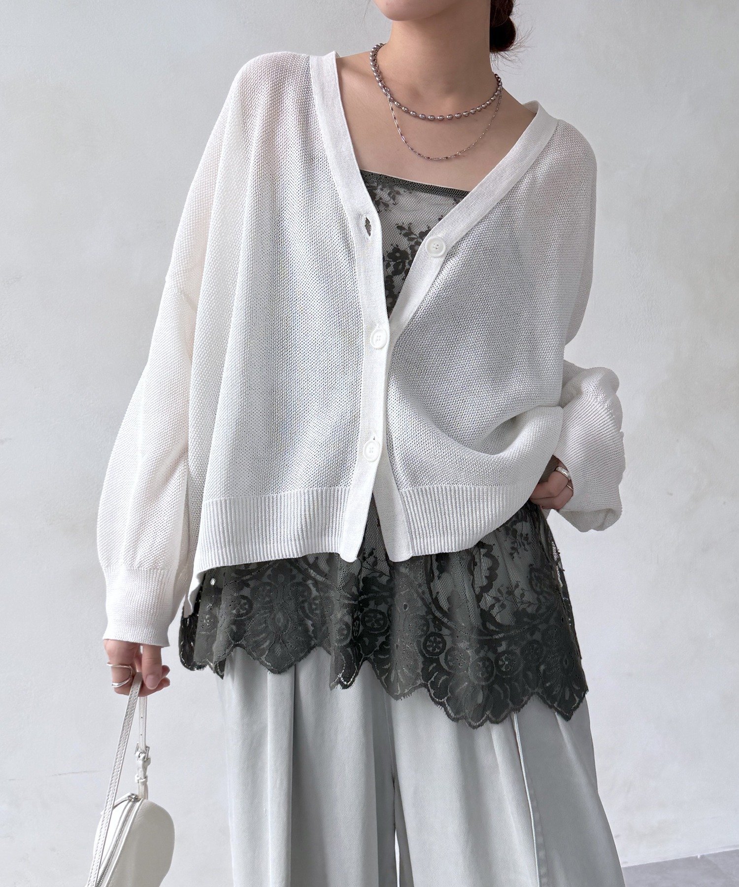 DOUDOU｜【新色追加】スカラレースキャミ | Rakuten Fashion(楽天