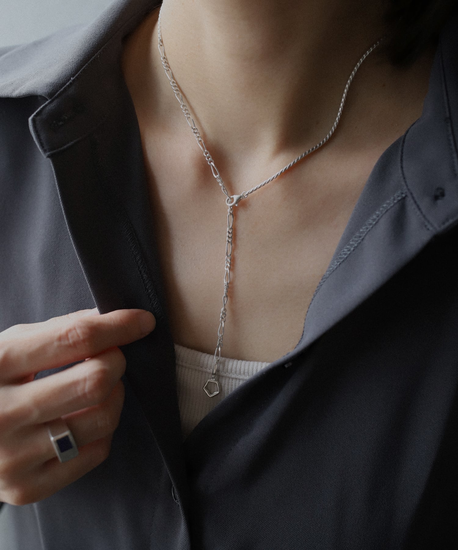 TEN.｜シェードコンビチェーンネックレス SV | Rakuten Fashion(楽天
