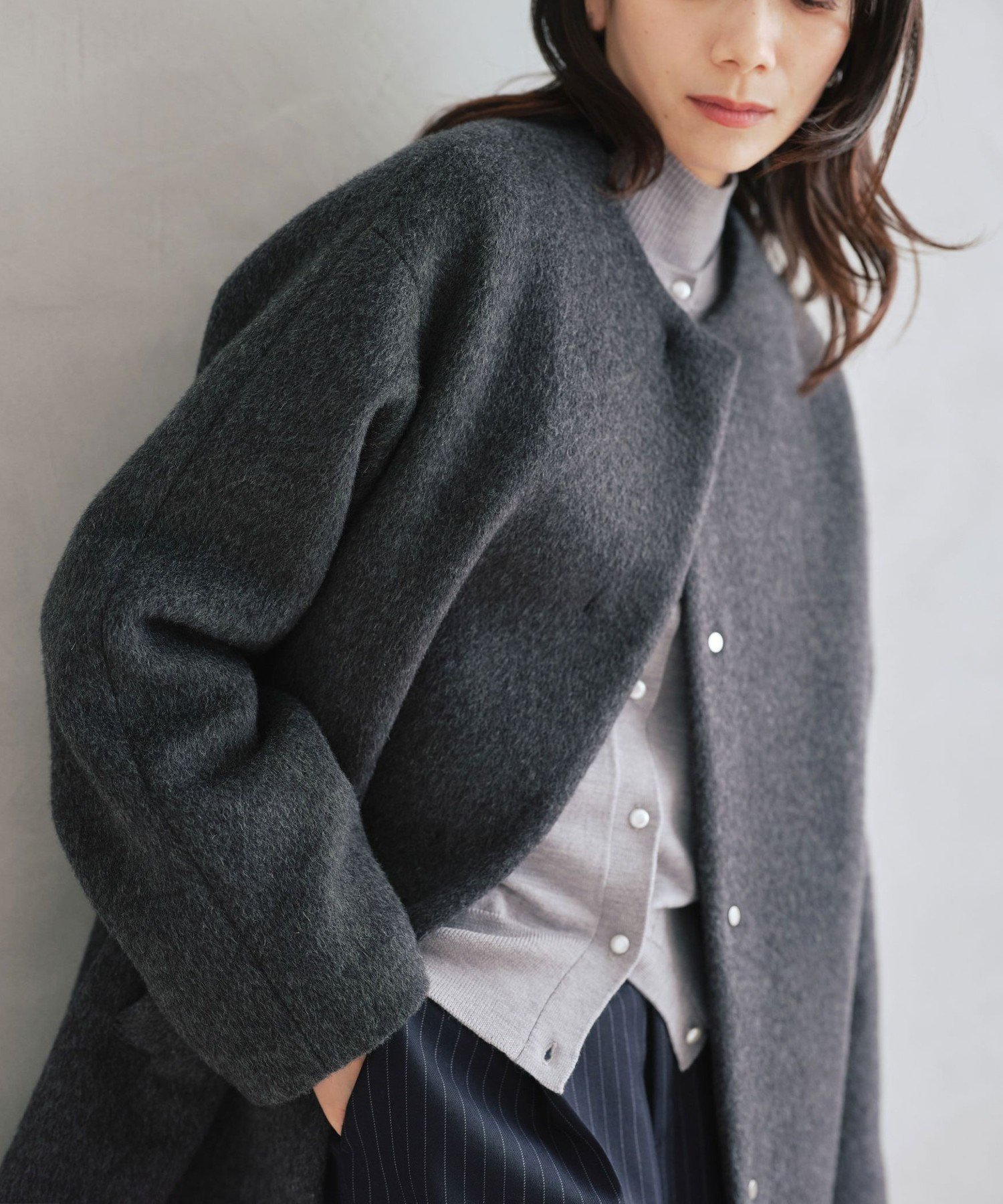 UNITED ARROWS green label relaxing｜[size SHORTあり]アンゴラ