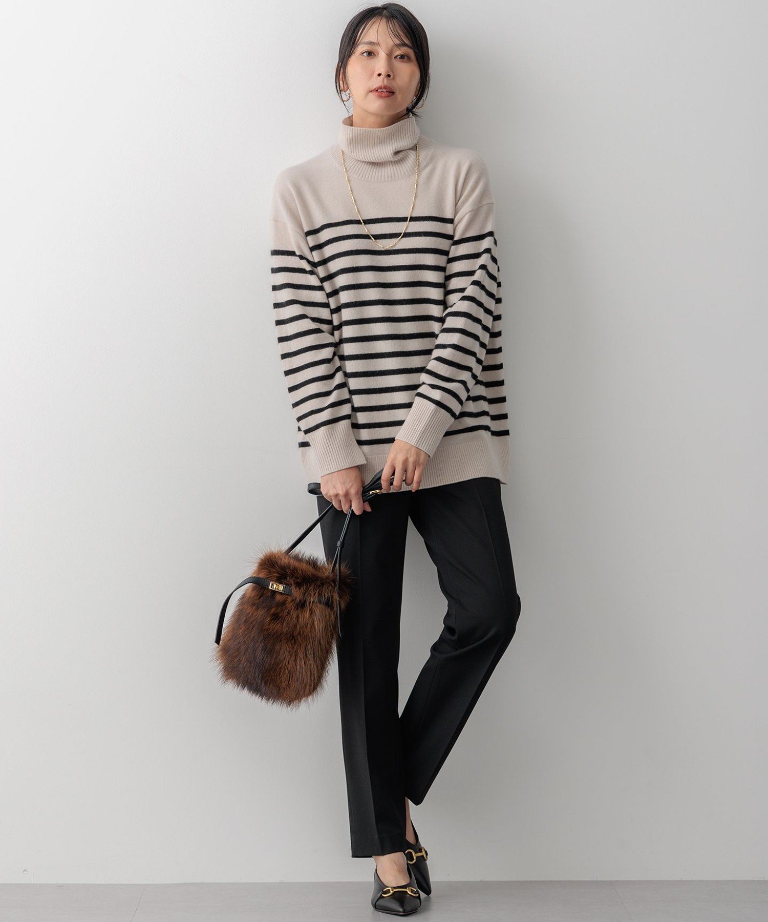 23区｜ピュアカシミヤ タートルネック ニット | Rakuten Fashion(楽天