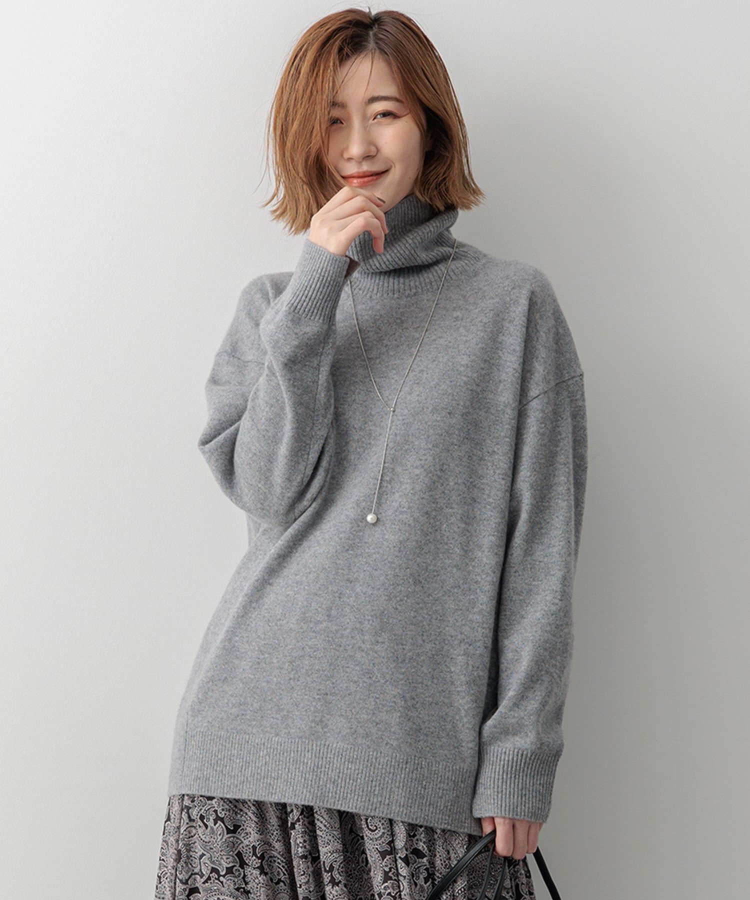 23区｜ピュアカシミヤ タートルネック ニット | Rakuten Fashion(楽天