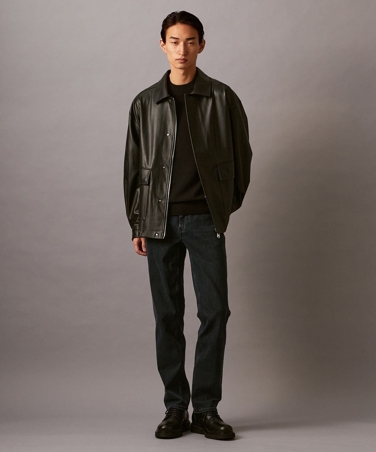 Calvin Klein｜(M)【公式ショップ】 カルバンクライン フェイクレザー