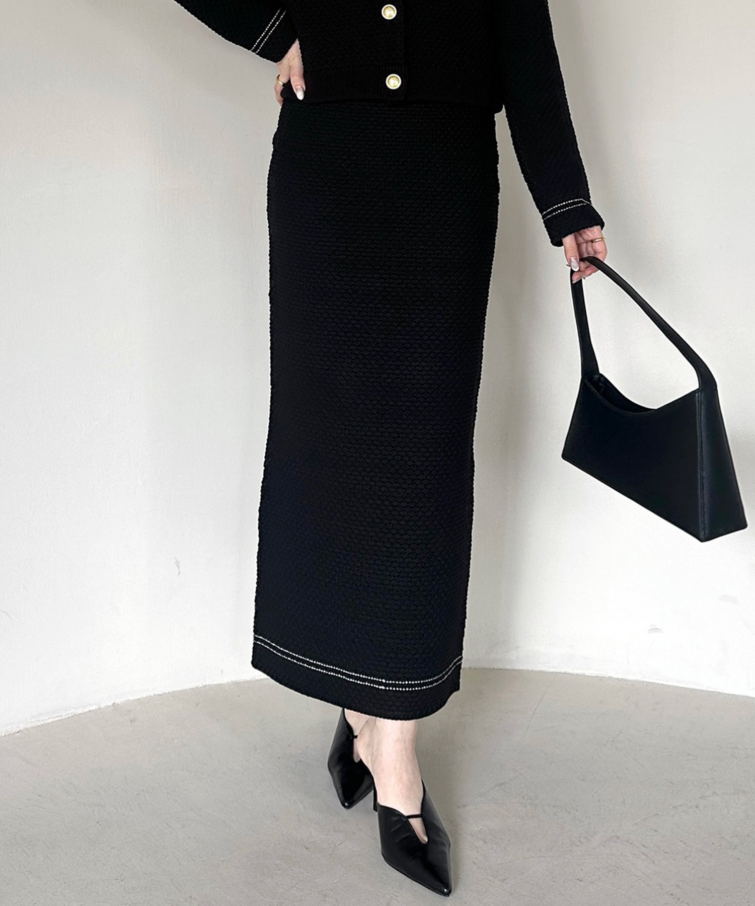 anuans｜ペンシルニットスカート | Rakuten Fashion(楽天ファッション