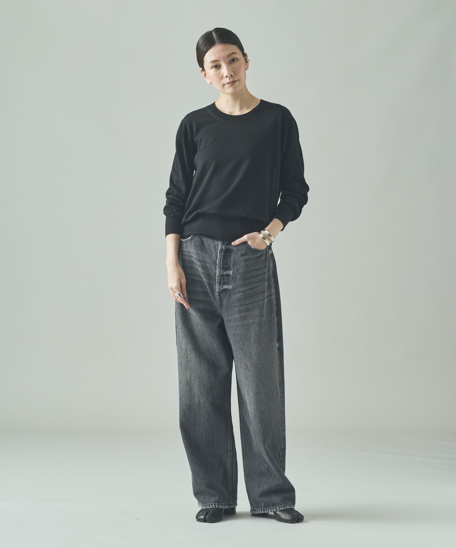 Curensology｜ファインウールクルーニットプルオーバー | Rakuten