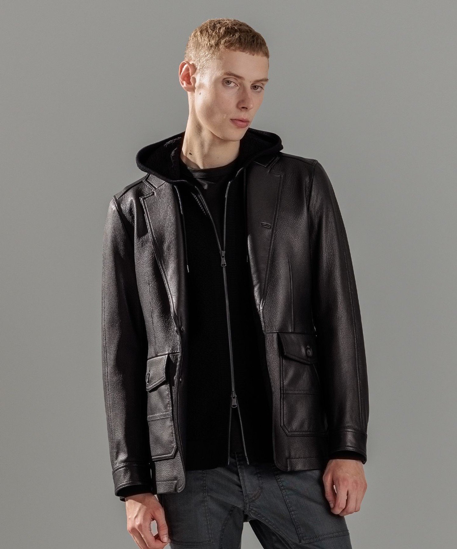 JOSEPH HOMME｜ライトゴートシュリンクレザー ジャケット | Rakuten