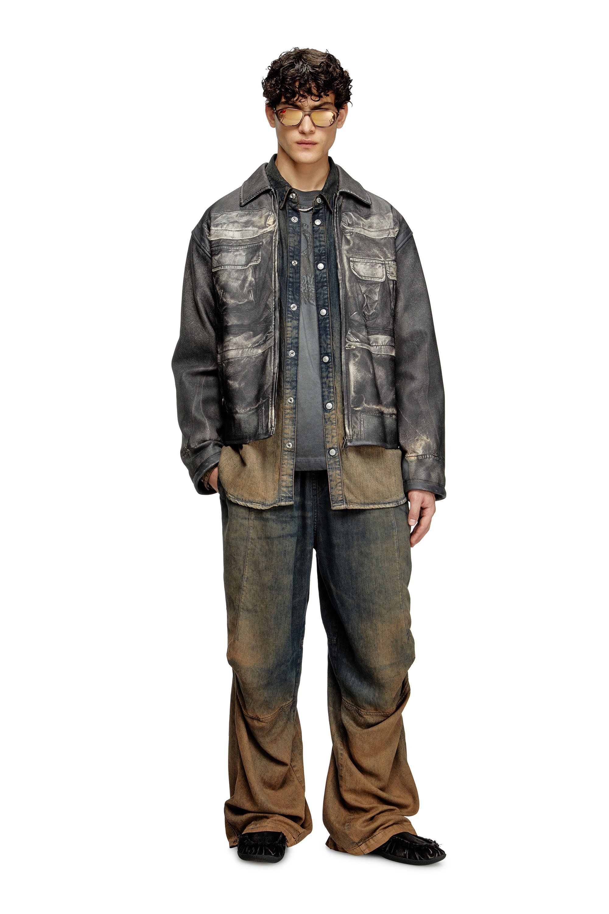 DIESEL｜メンズ レザージャケット L-MAYER | Rakuten Fashion(楽天