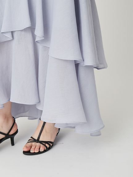 FRAY I.D｜アシメフリルティアードスカート | Rakuten Fashion(楽天