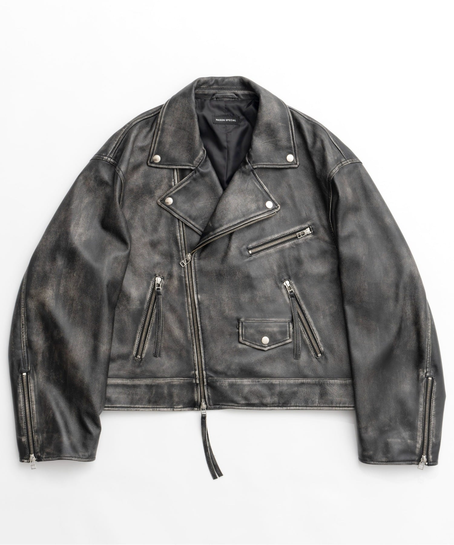 MAISON SPECIAL｜Leather Riders Jacket | Rakuten Fashion(楽天