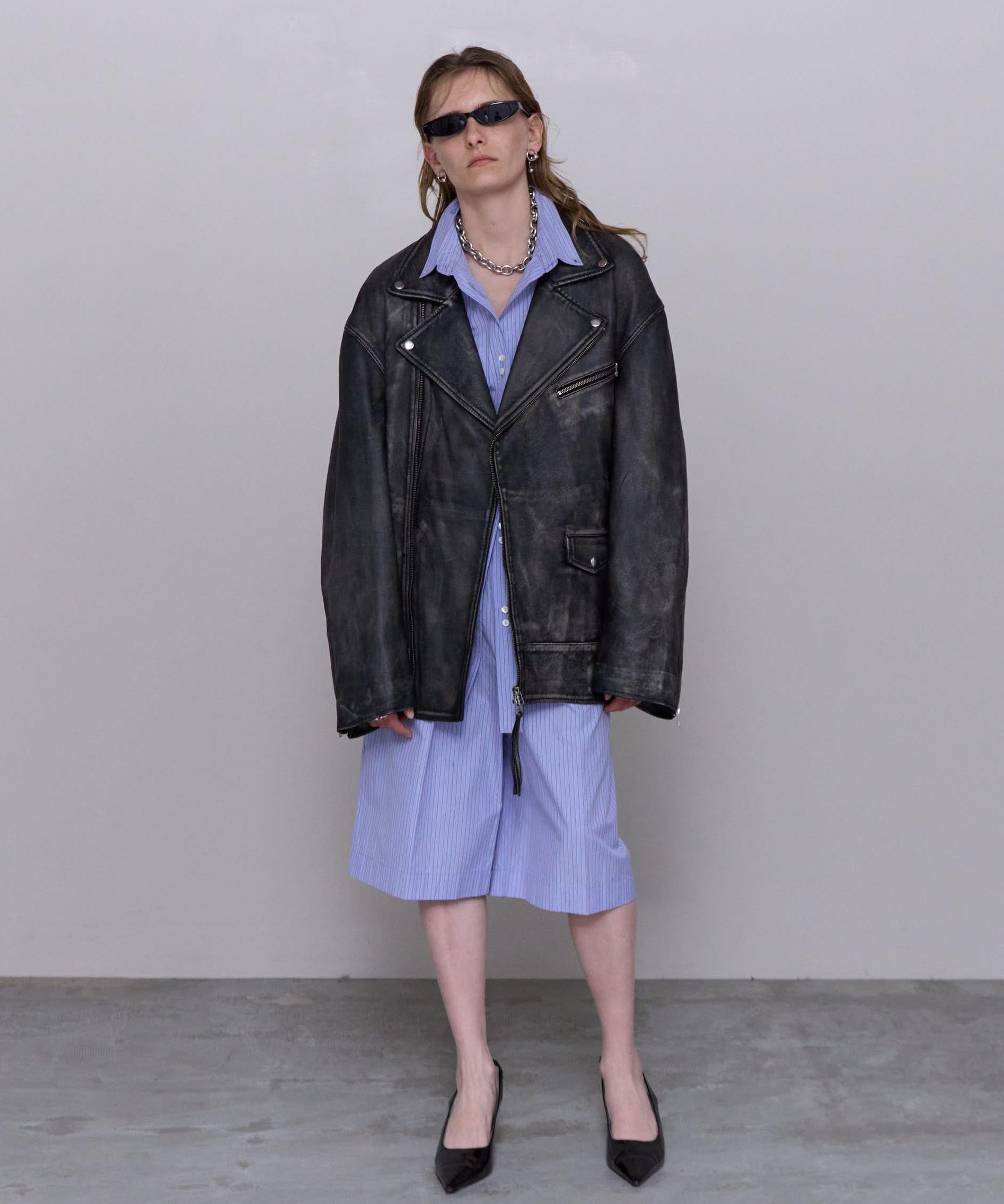 MAISON SPECIAL｜Leather Riders Jacket | Rakuten Fashion(楽天