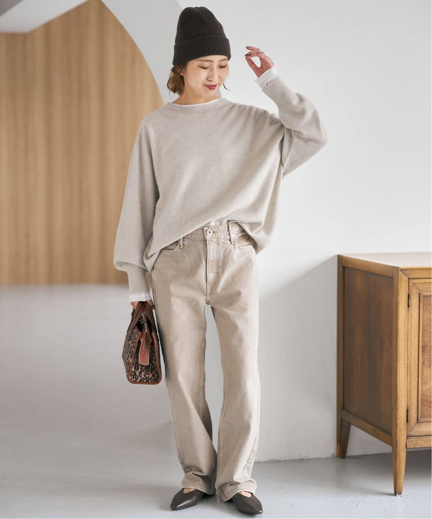 Spick & Span｜《追加》CHESSルーズボートネックプルオーバー