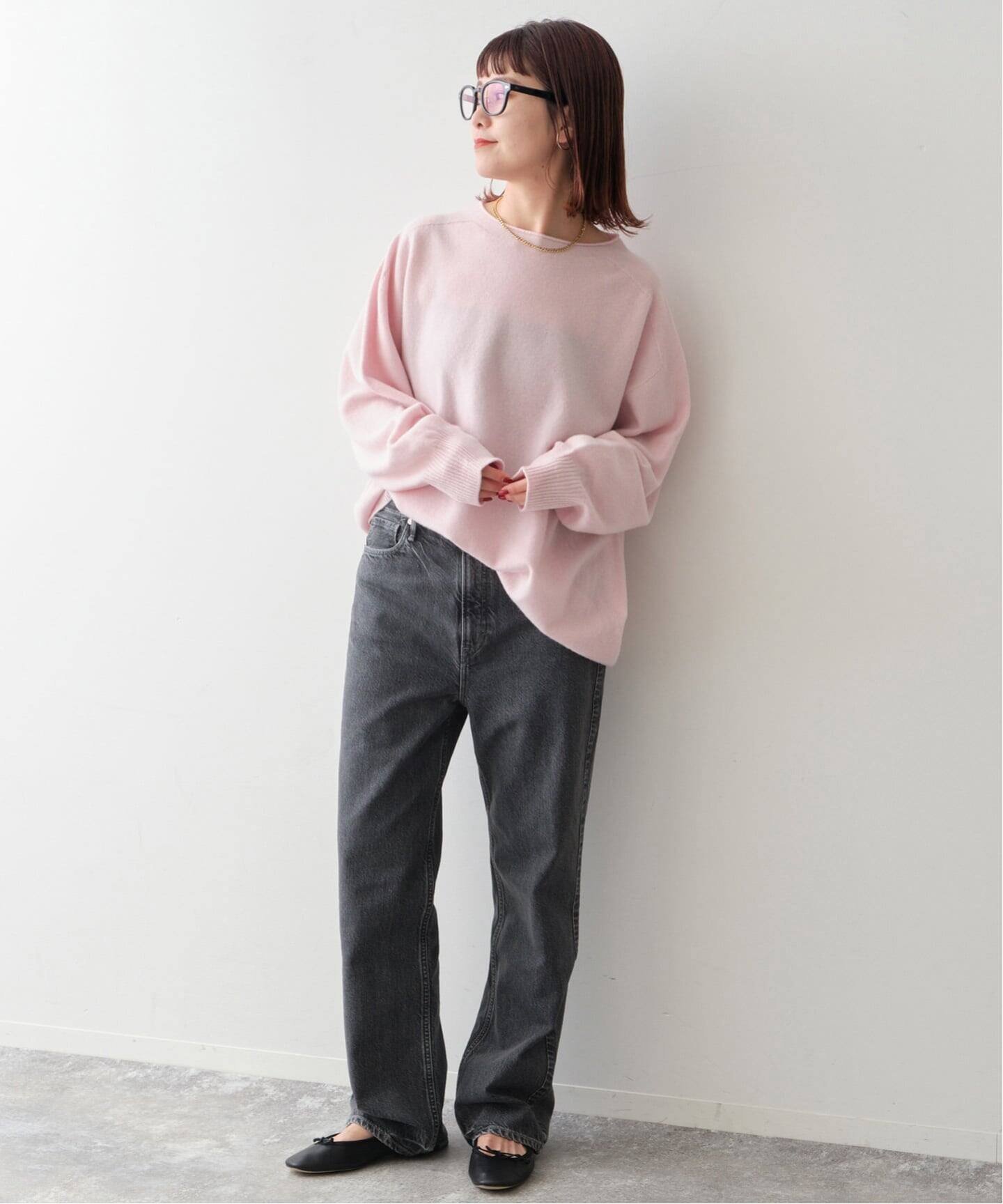 Spick & Span｜《追加》CHESSルーズボートネックプルオーバー