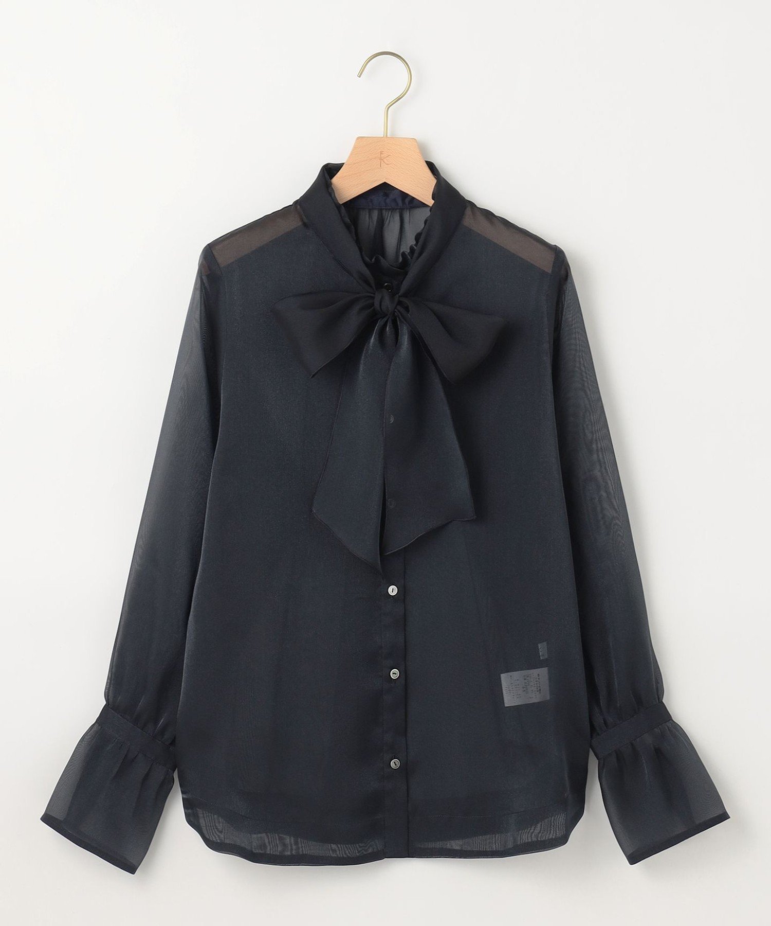 組曲｜シャイニーオーガン ボウタイ付きブラウス | Rakuten Fashion