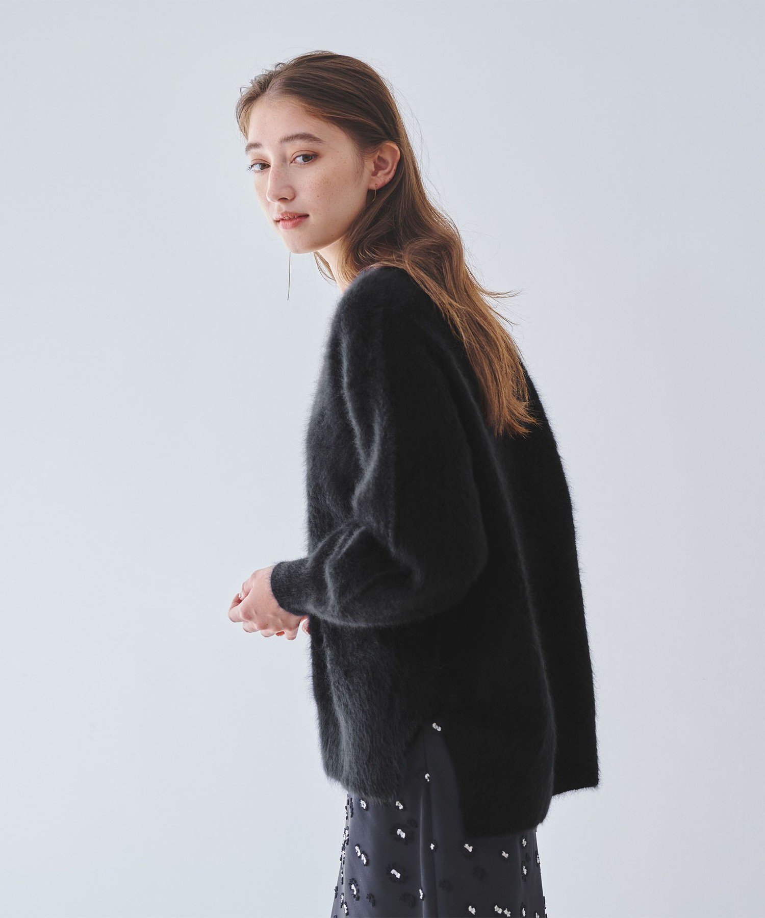 UNITED ARROWS｜フォックスカシミヤ Vネック ニット | Rakuten Fashion