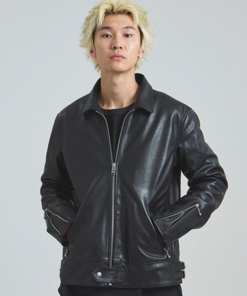 JACKROSE｜JE-BUFFARO CALF LEATHER SINGLE RIDERS JACKET 2025(MENS