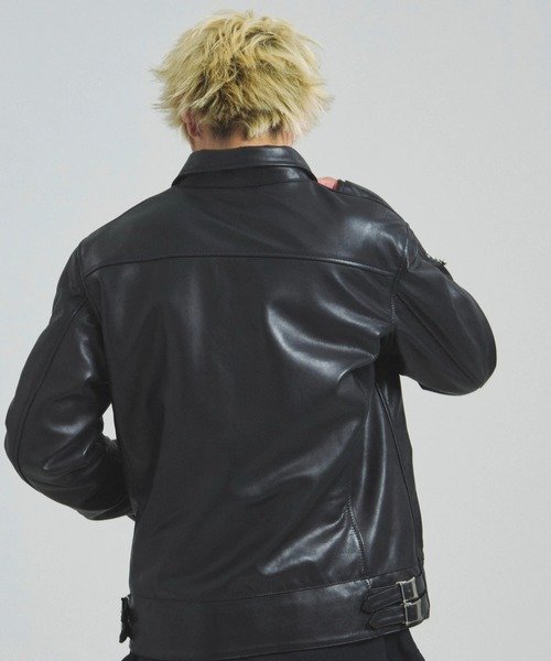 JACKROSE｜JE-BUFFARO CALF LEATHER SINGLE RIDERS JACKET 2025(MENS