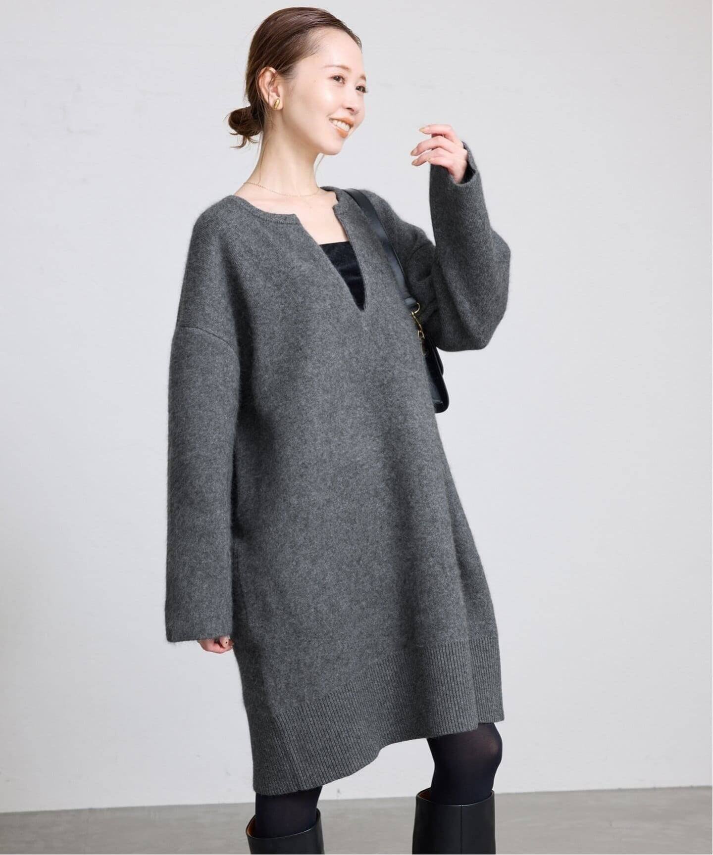 SLOBE IENA｜《追加》ウォッシャブルファーリーミニワンピース